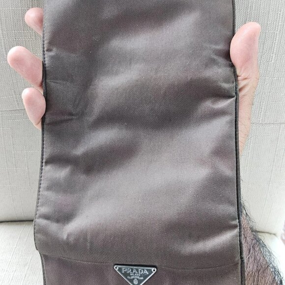 Prada Cardholder Wallet Trifold Leather/satin Billfold Purse Made in Italy - Picture 6 of 12